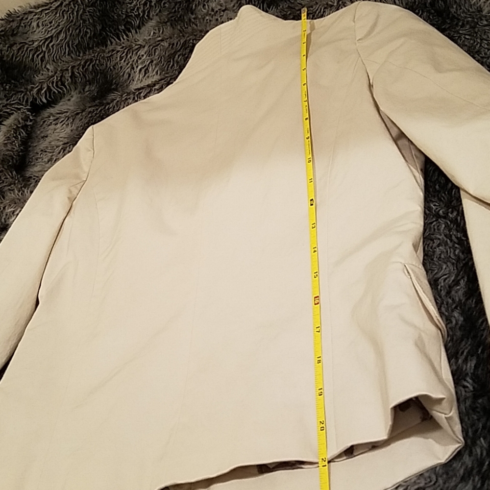 Venezia-Milano Beautiful Cream Jacket-Size S - Picture 6 of 8